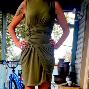 Wrap around dress